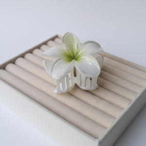 Caimán Flor Grande Blanco y Verde