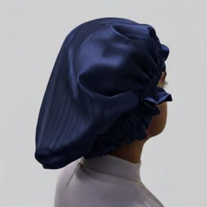 Gorro de Satín Azul Oscuro